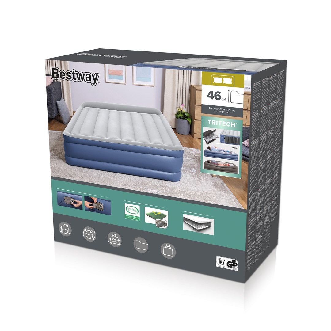 BESTWAY Tritech Air Mattress Queen with