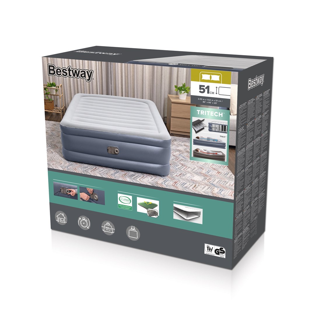 BESTWAY  Tritech Air Mattress Queen with