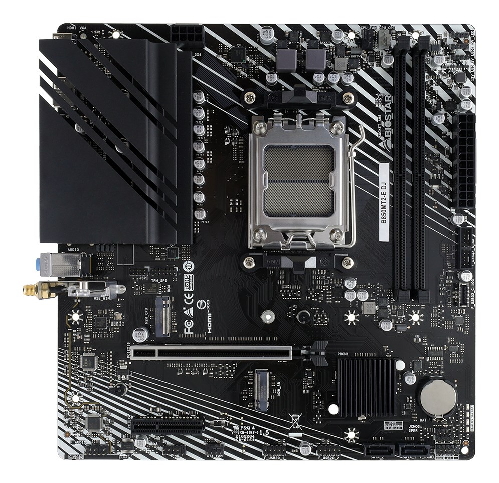 BIOSTAR B850MT2-E DJ motherboard AMD B850