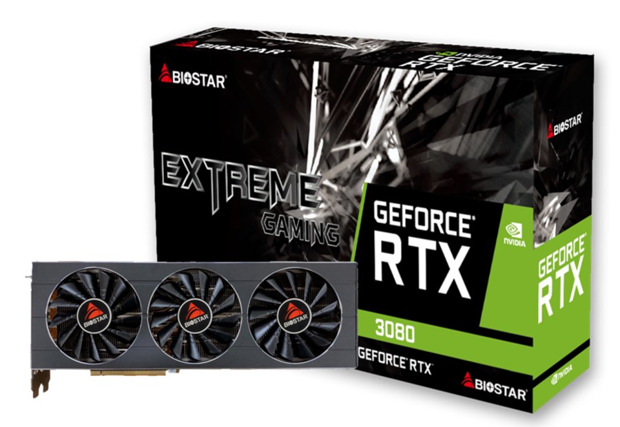 BIOSTAR GeForce RTX 3080 10GB graphics