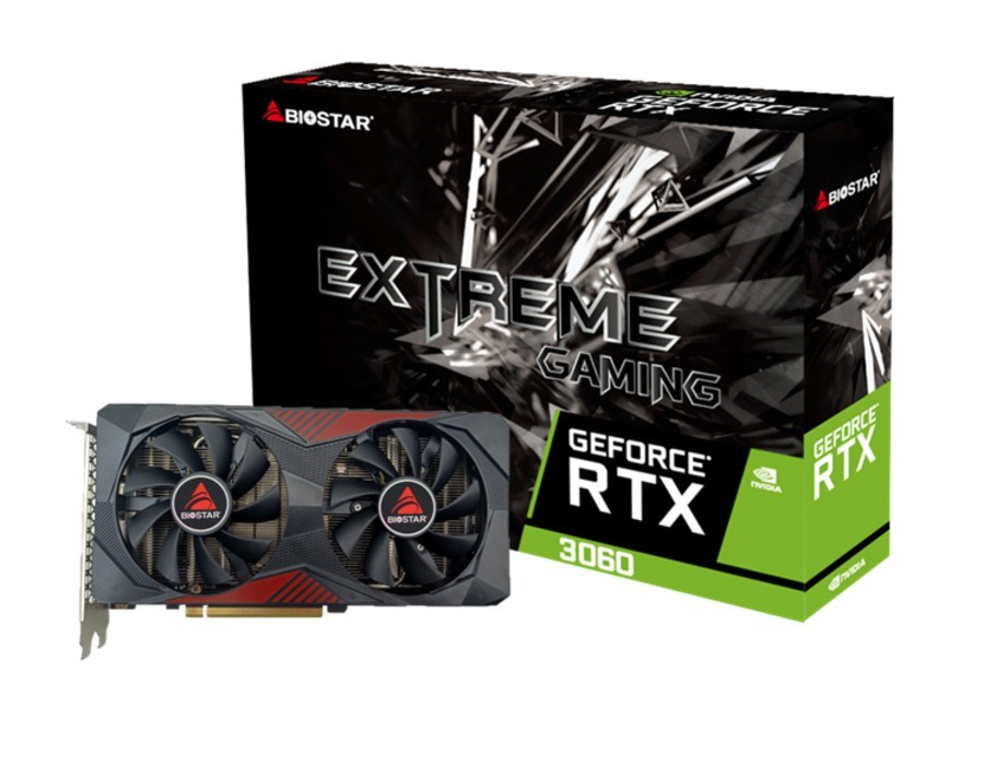 BIOSTAR  RTX 3060 12GB graphics card