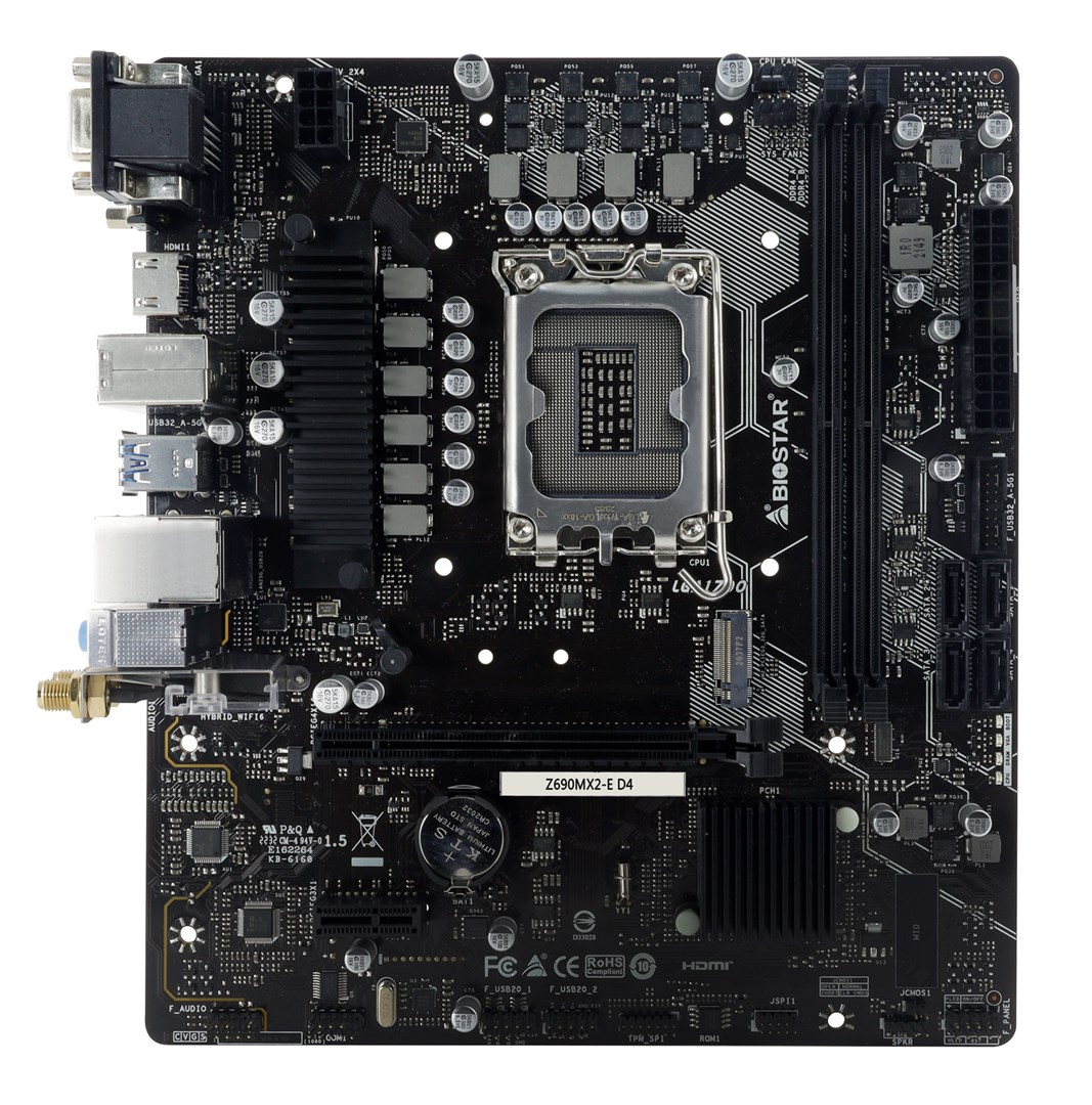 BIOSTAR  Z690MX2-E D4 motherboard Intel Z690