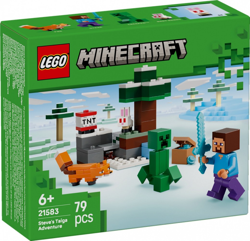 LEGO Blocks Minecraft 21583 Steves Taiga