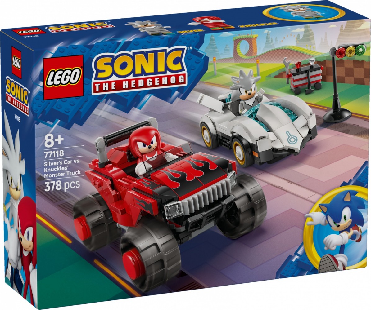 LEGO  Blocks Sonic 77118 Silvers Car