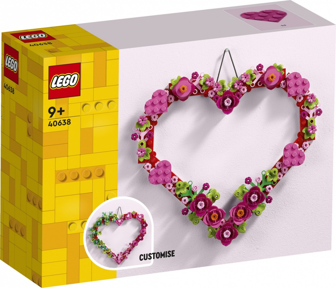 LEGO Bricks 40638 Heart Ornament |