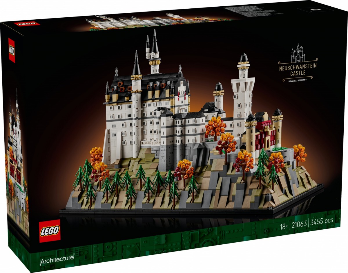 LEGO  Bricks Architecture 21063 Neuschwanstein Castle