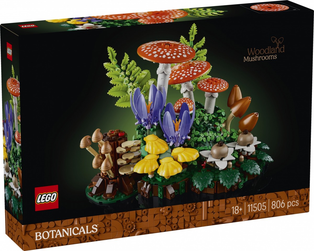 LEGO Bricks Botanicals 11505 Woodland Mushrooms