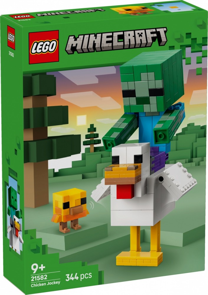 LEGO  Bricks Minecraft 21582 Chicken Jockey