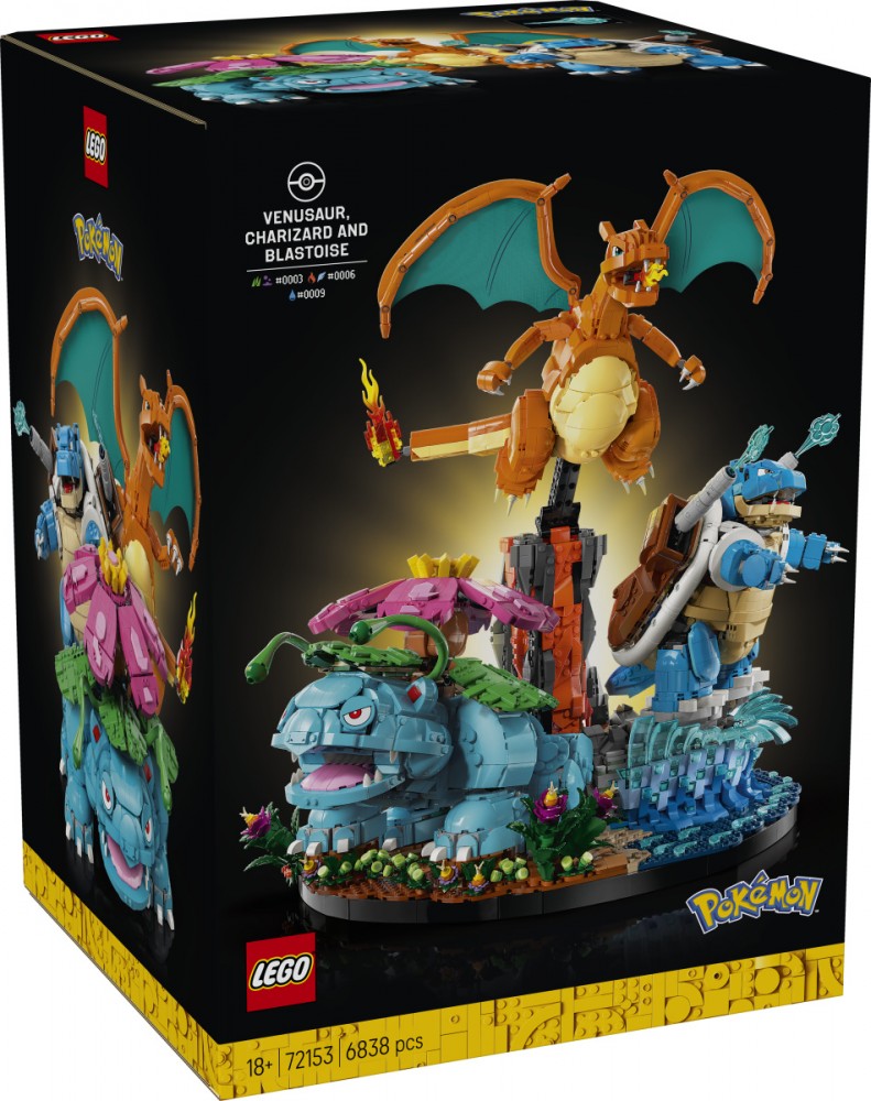 LEGO  Bricks Ninjago 72153 Venusaur, Charizard
