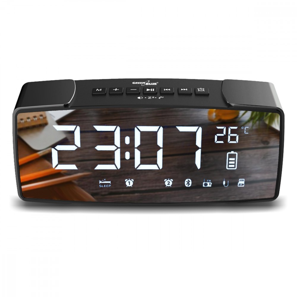 GreenBlue BT Clock Radio FM 4