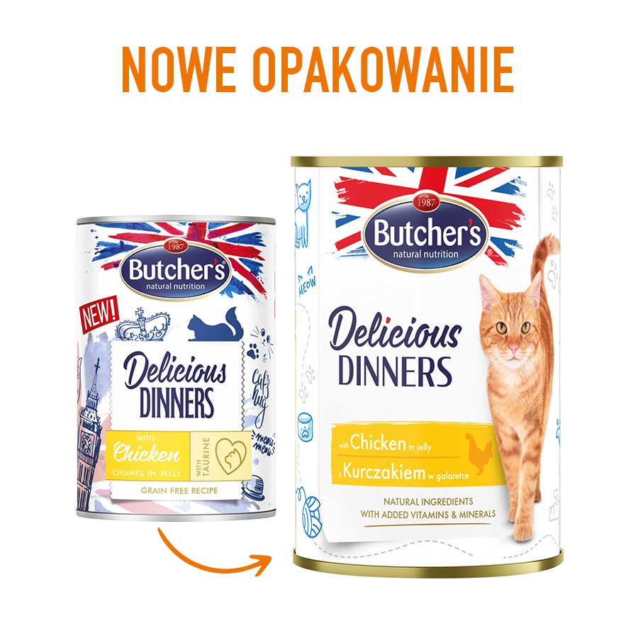 Butcher`s Delicious Dinners Chicken Jellied Pieces