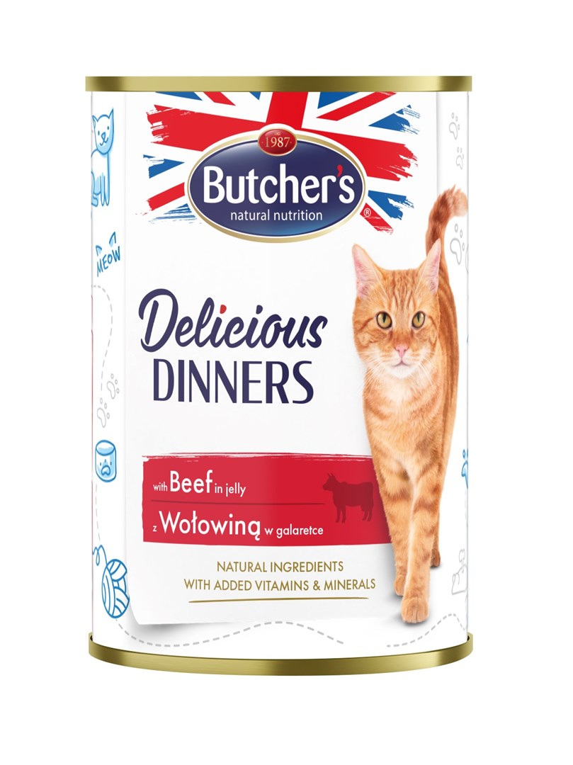 Butcher`s Delicious Dinners Pieces of beef