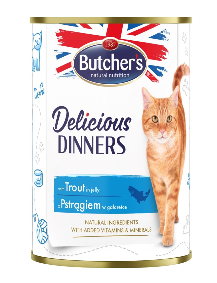 Butcher`s Delicious Dinners Pieces with trout