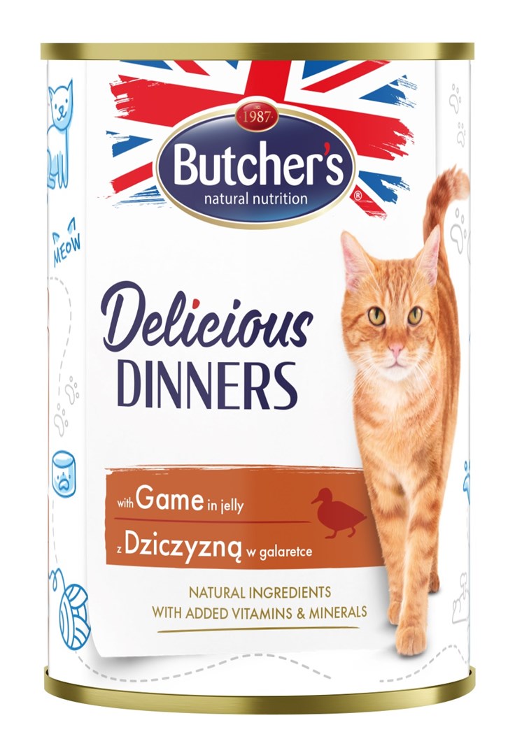 Butcher`s Delicious Dinners Pieces with venison