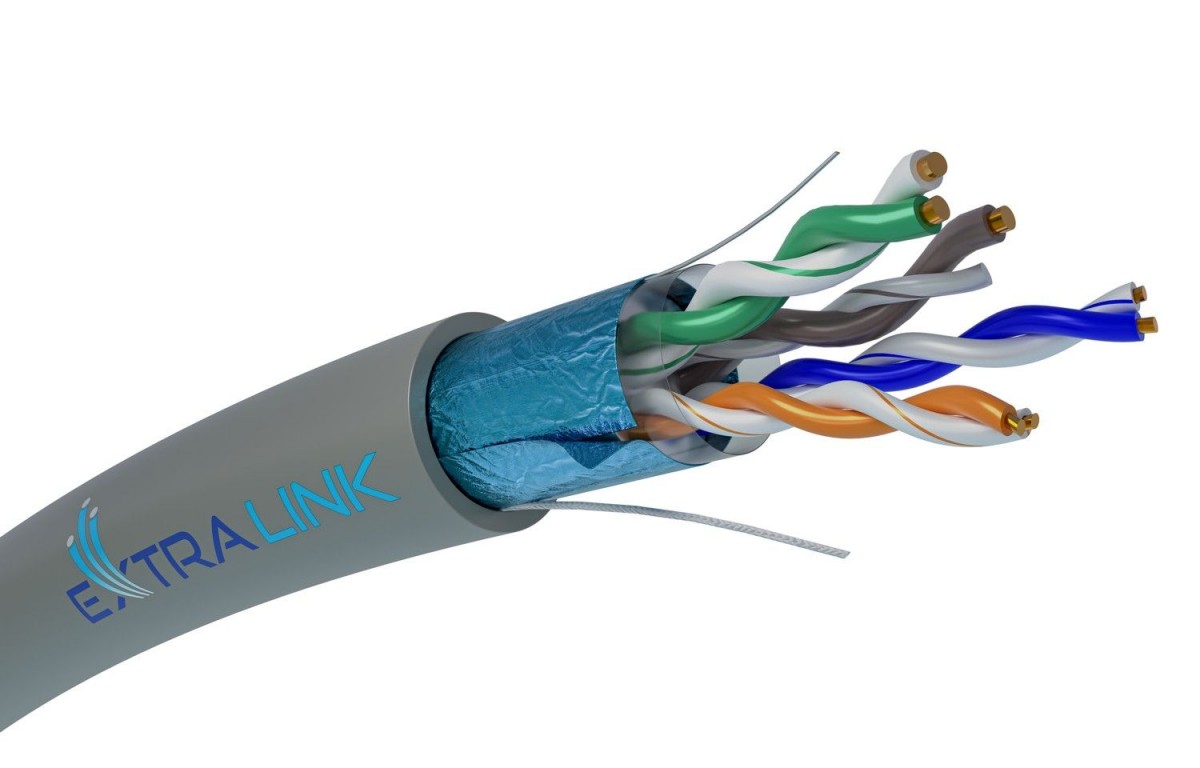 Extralink  Cable CAT5E FTP(F/UTP) indoor twisted
