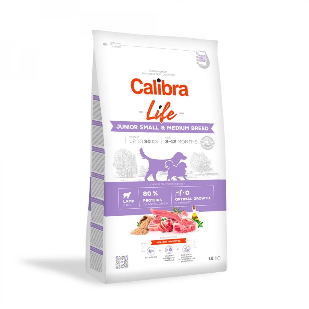 Calibra Life Junior Small&Medium breed Lamb
