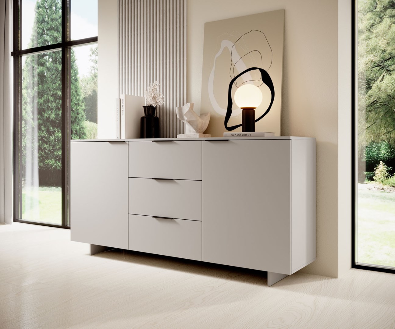 Cama MEBLE Cama 2D3S ALMA chest