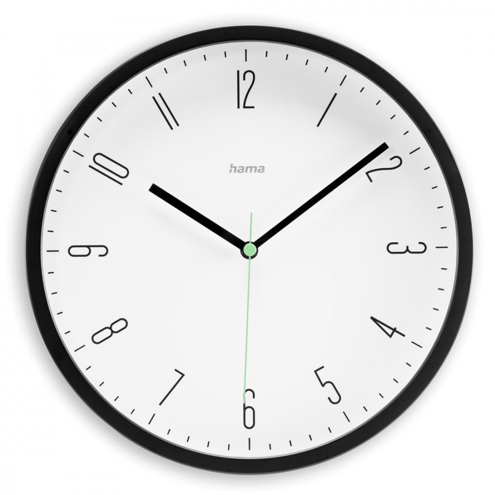 Hama  Capri wall clock 25cm black