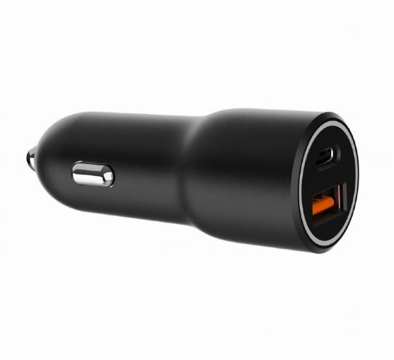 Gembird Car Charger USB-A/USB/C 38W PD