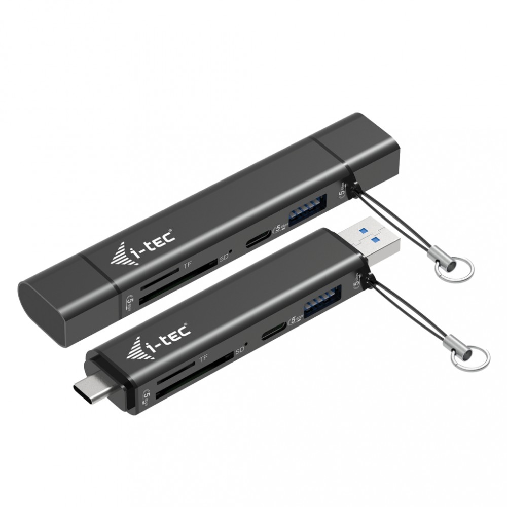 I-tec  Card reader USB-C/USB-A Dongle SD
