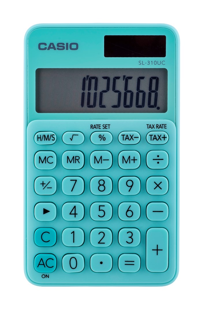 Casio  pocket calculator SL-310UC-GN green |