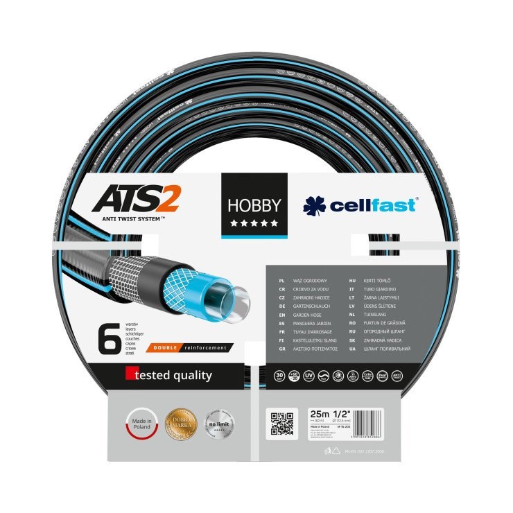 CELLFAST  HOBBY ATS2 garden hose 25