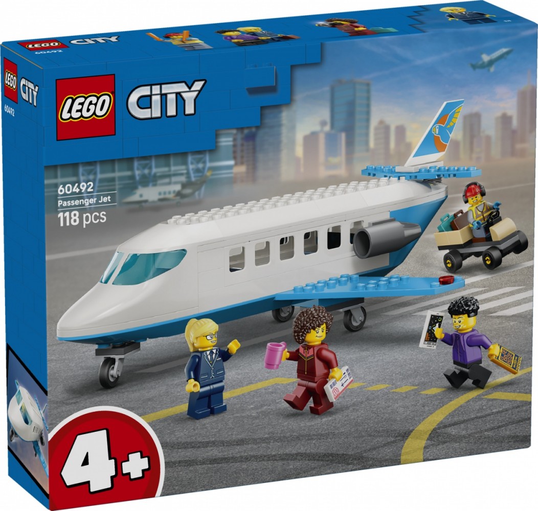 LEGO  City 60492 Passenger Jet Blocks
