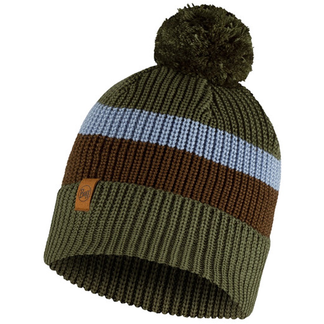 Buff Czapka KNITTED HAT ELON CAMOUFLAGE-CAMOUFLAGE