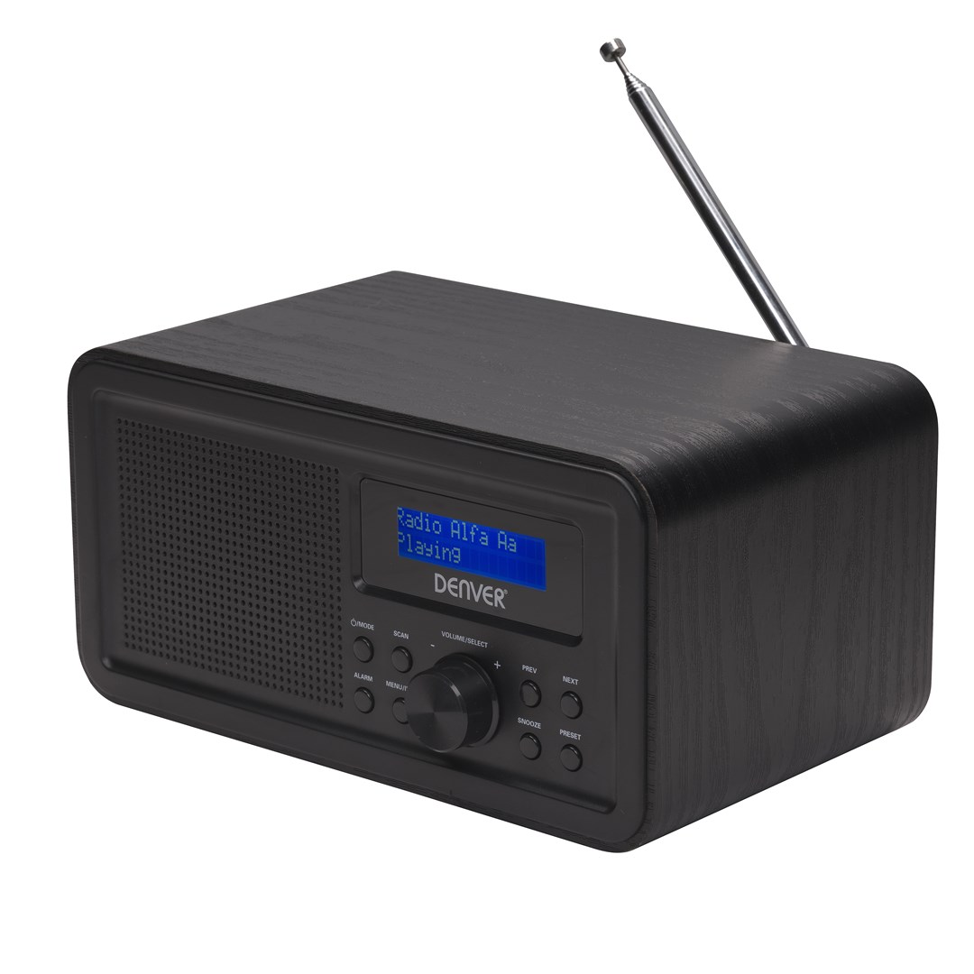 Denver DAB+/FM radio DAB-30 with wooden