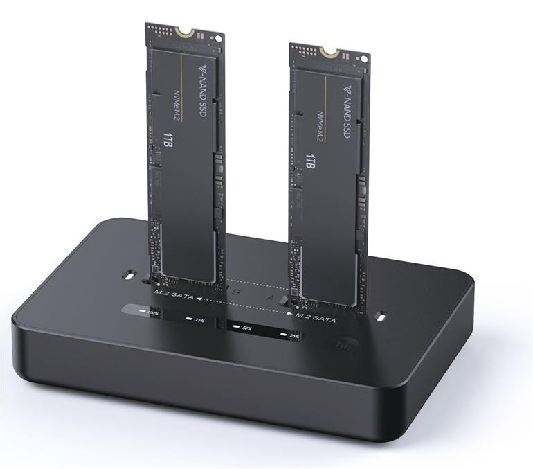 Gembird Docking station USB-C 2xSSD M