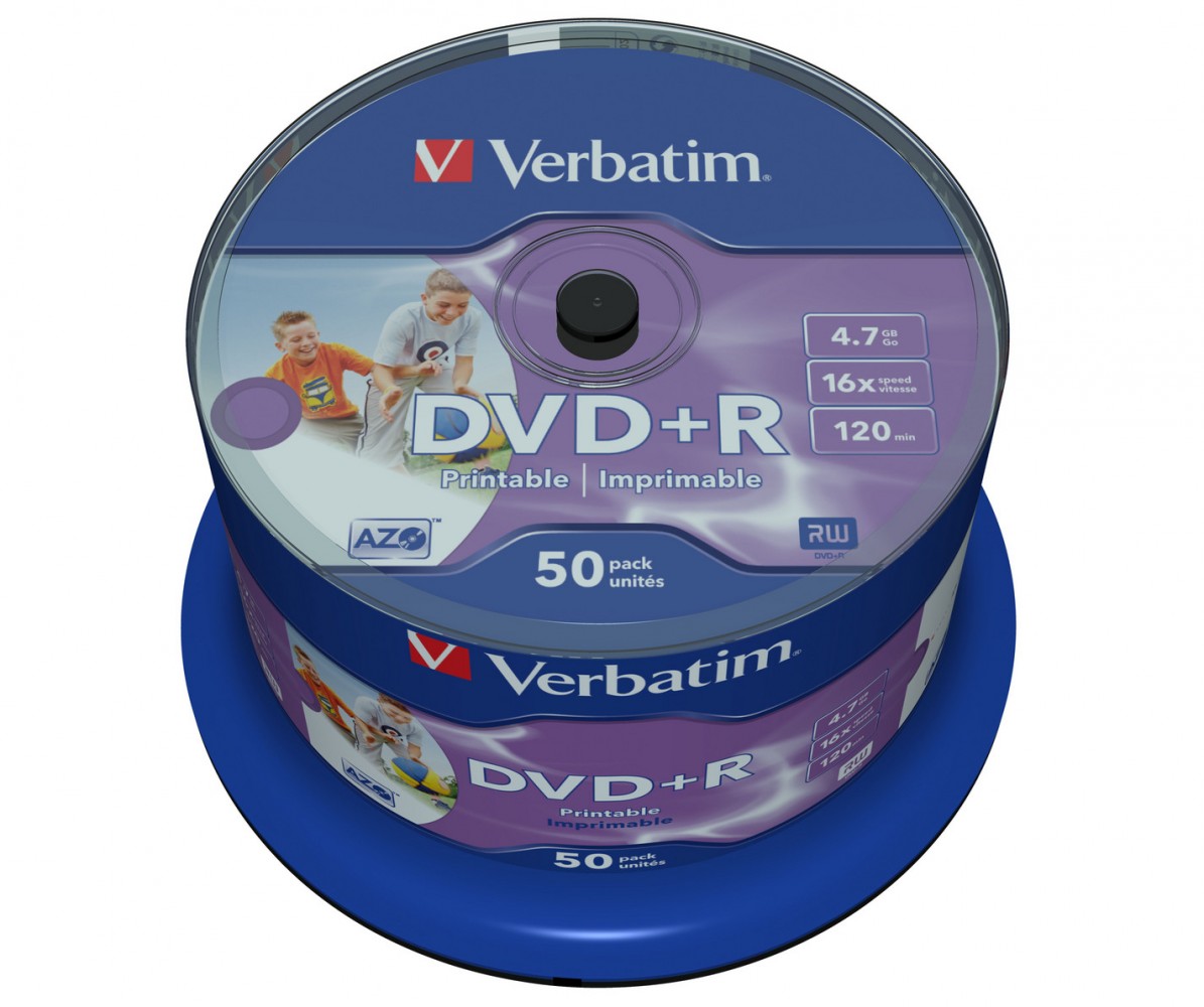 Verbatim  DVD+R 16x 4.7GB 50P