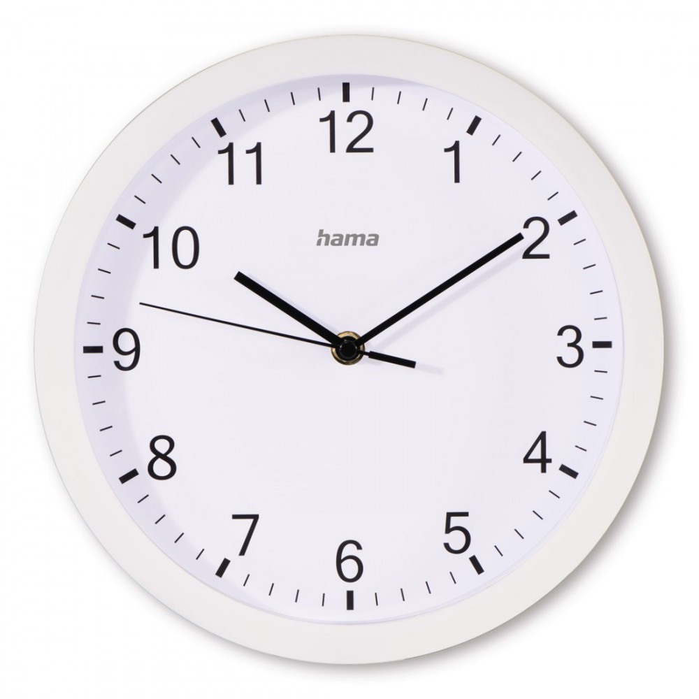 Hama  Elba wall clock 25cm white