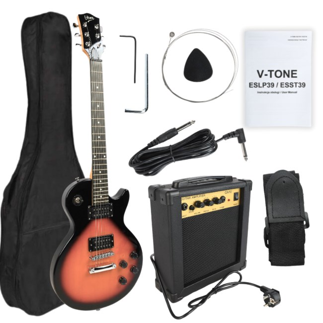 V-tone electric guitar ESLP39 SB 4/4
