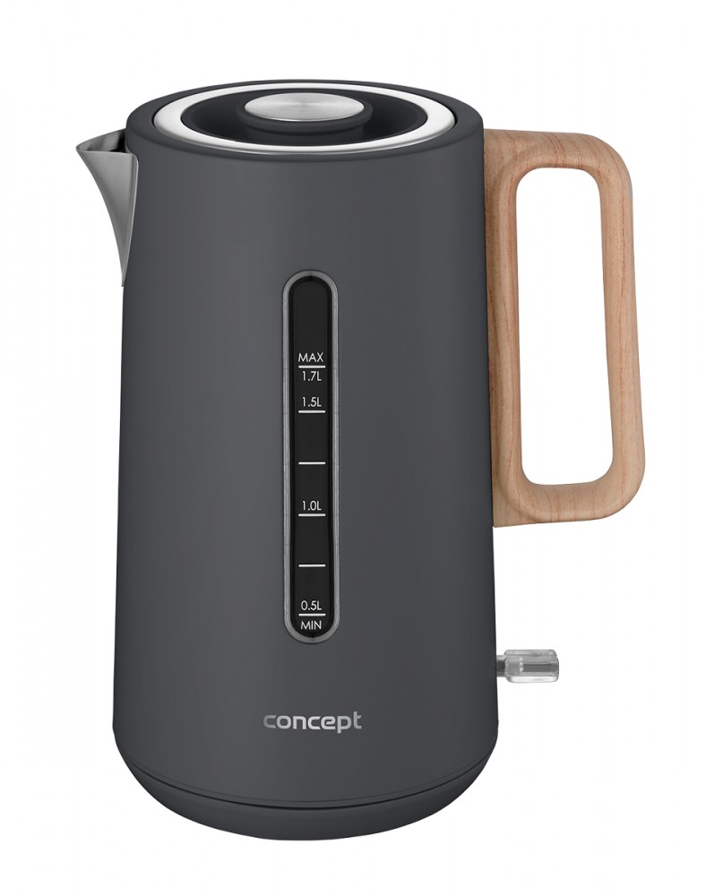 Concept  Electric kettle stainless steel MODERN