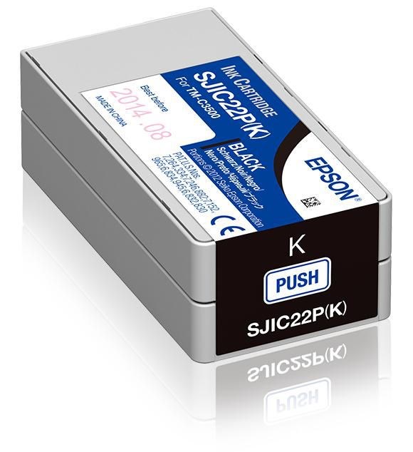 Epson  SJIC22P(K): Ink cartridge for ColorWorks