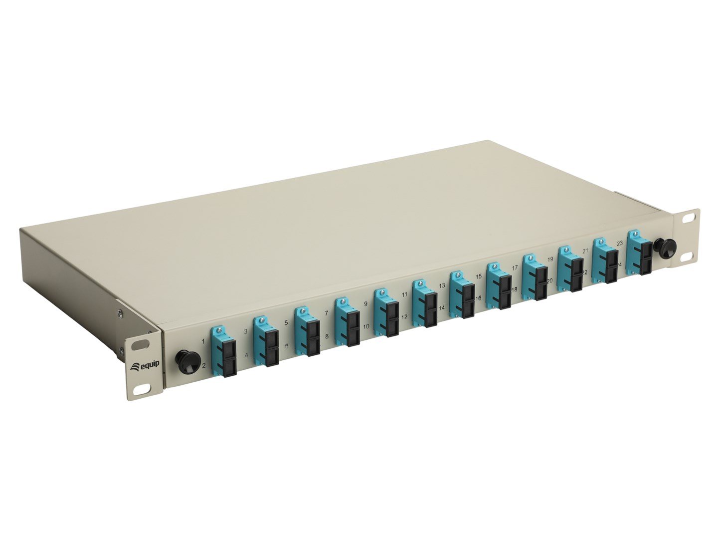 EQUIP  12-Port Fiber Optic Splice Box