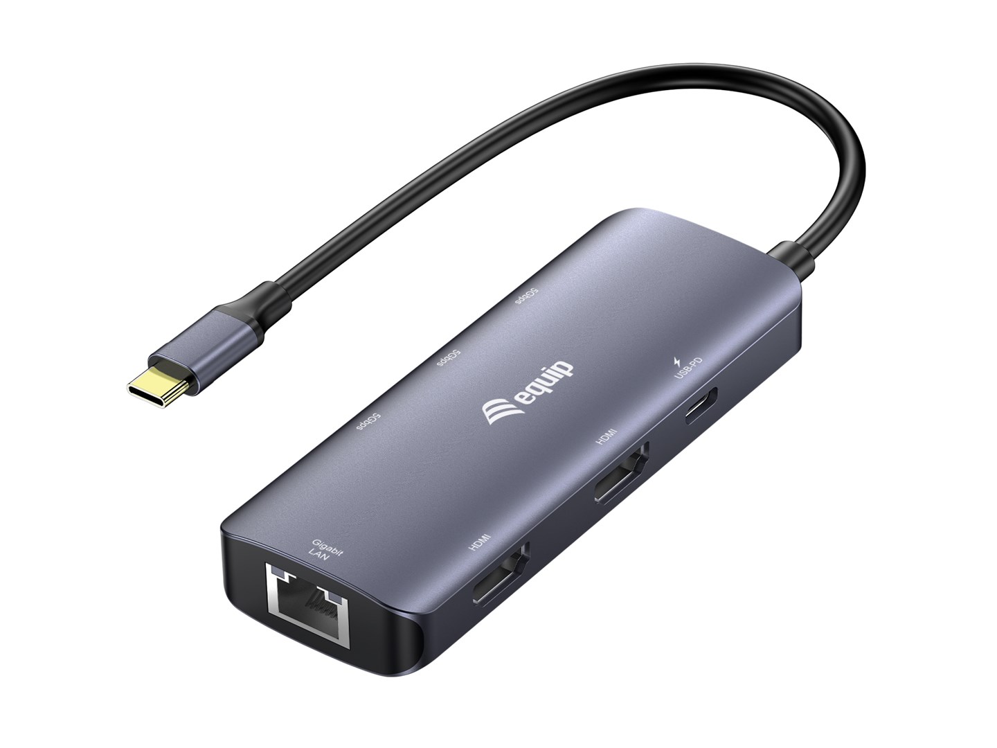 EQUIP  USB-C 7-in-1 MST Multifunctional Adapter