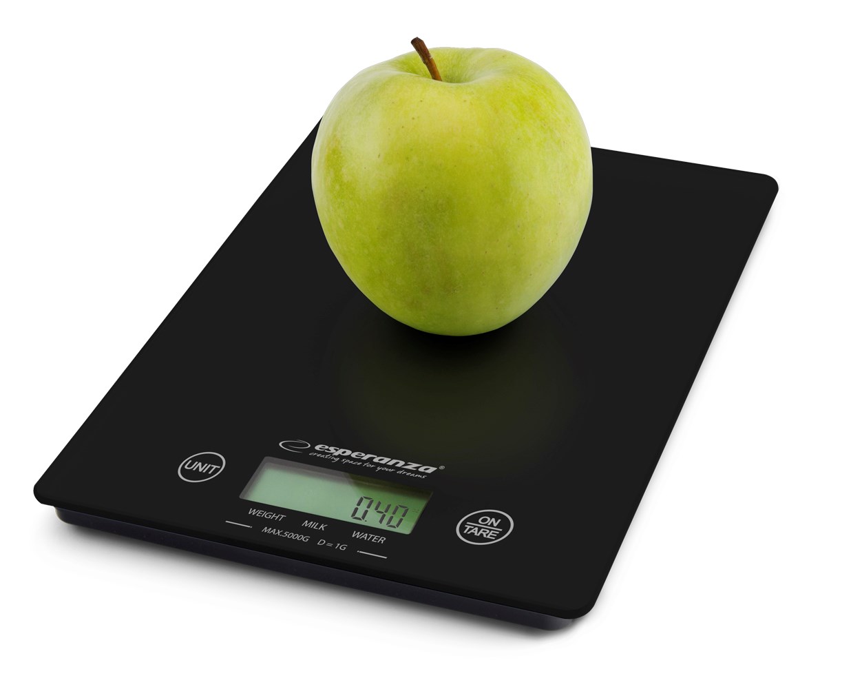 Esperanza Digital Kitchen Scale LEMON BLACK