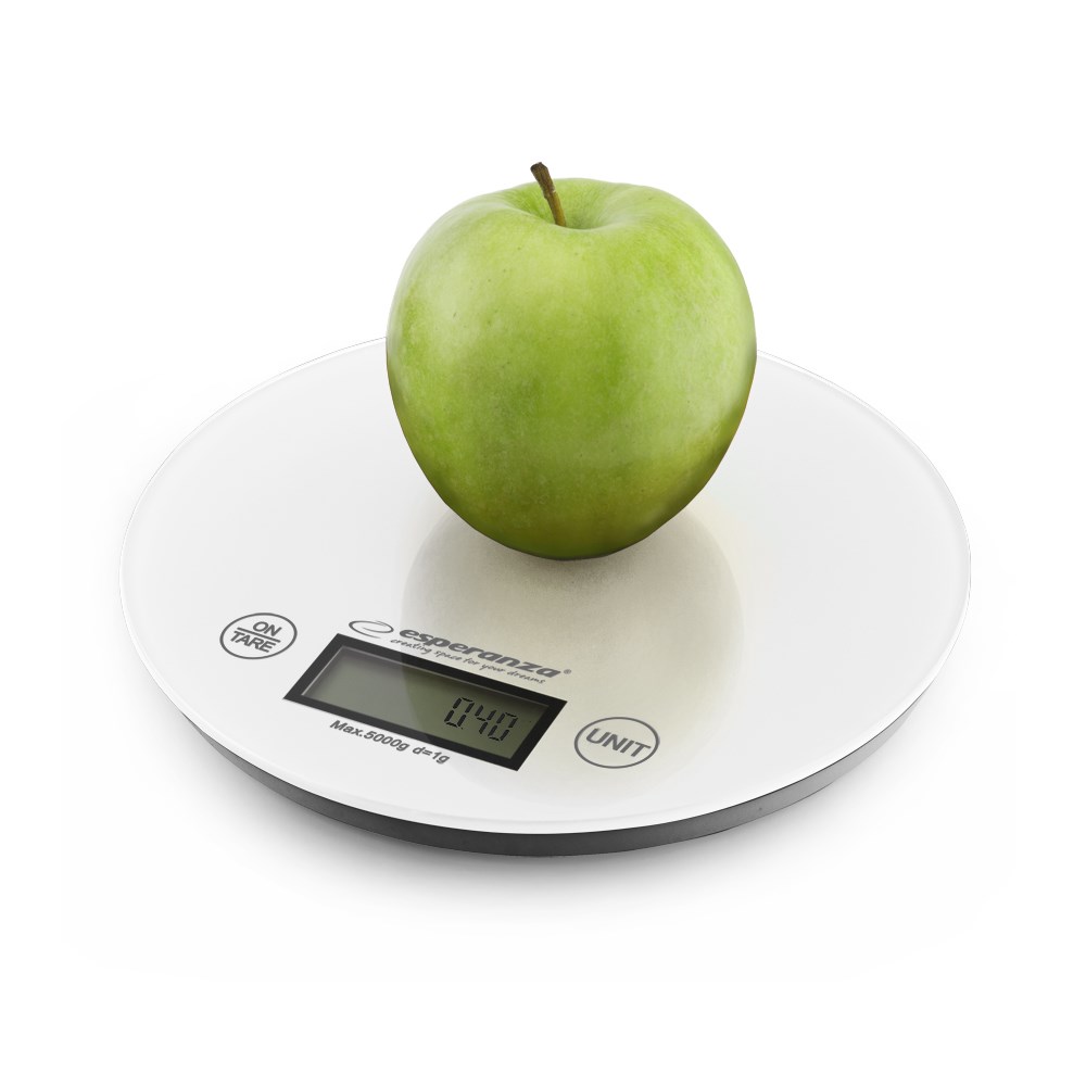 Esperanza Digital Kitchen Scale MANGO WHITE