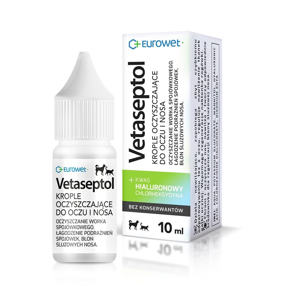 EUROWET  Vetaseptol - cleansing drops for
