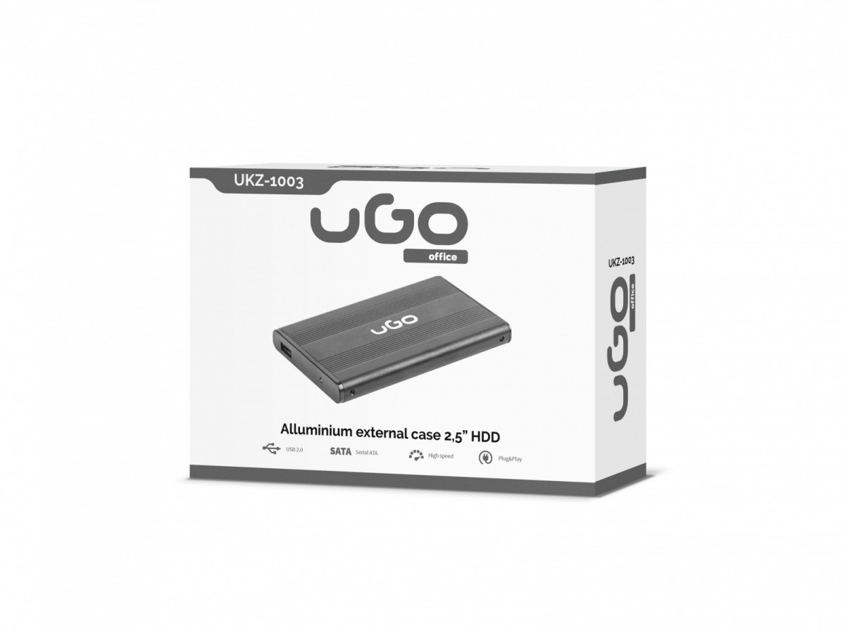 UGo External HDD Enclosure 2,5``