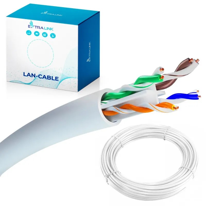 Extralink  Cable CAT6 UTP(U/UTP) internal twisted