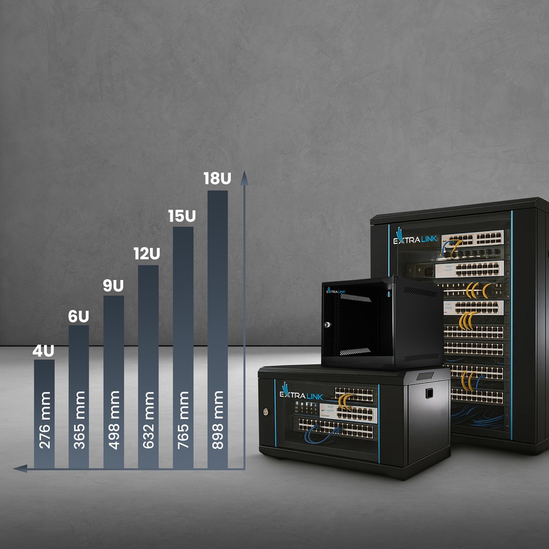 Extralink LITE 6U 10 280X310 WALL-MOUNTED