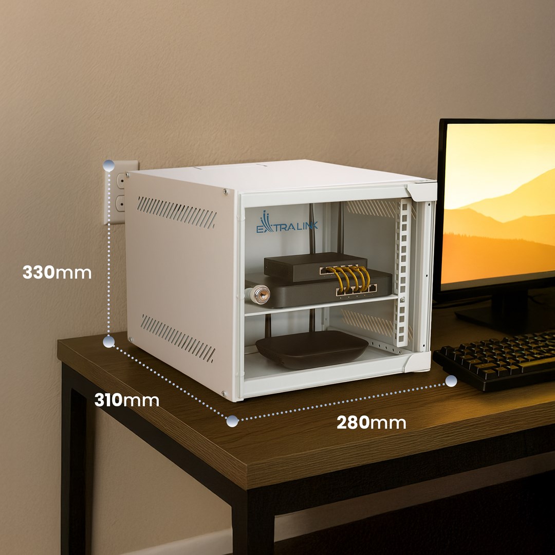 Extralink  LITE 6U 10 280X310 WALL-MOUNTED