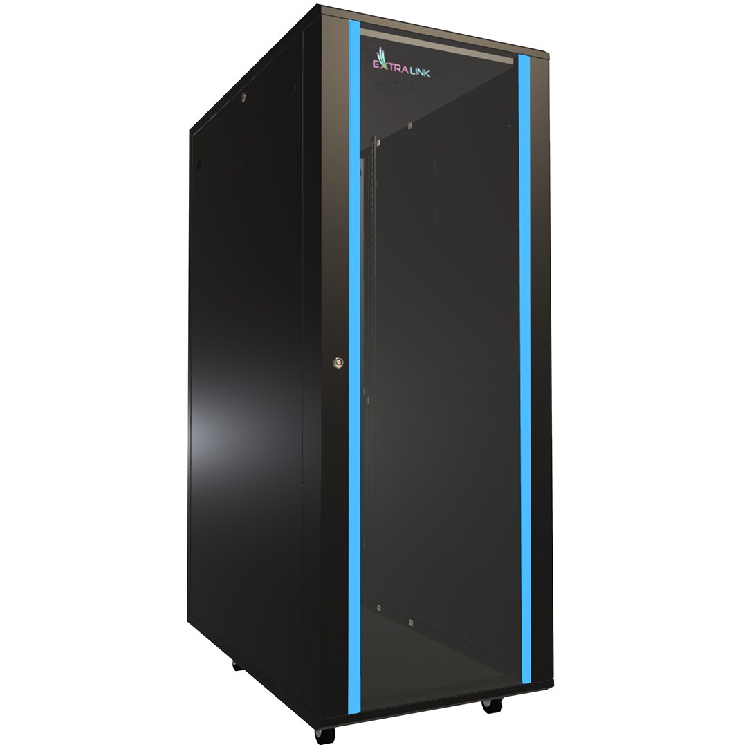 Extralink Rackmount cabinet 32U 600x1000 Black