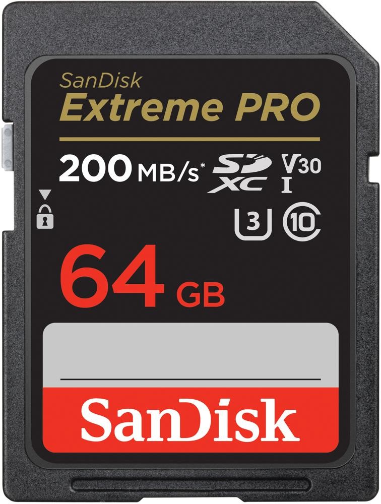 SANDISK Extreme Pro SDXC 64GB 200/90