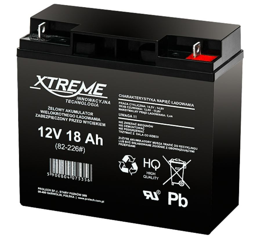 BLOW  Gel battery 12V 18Ah XTREME