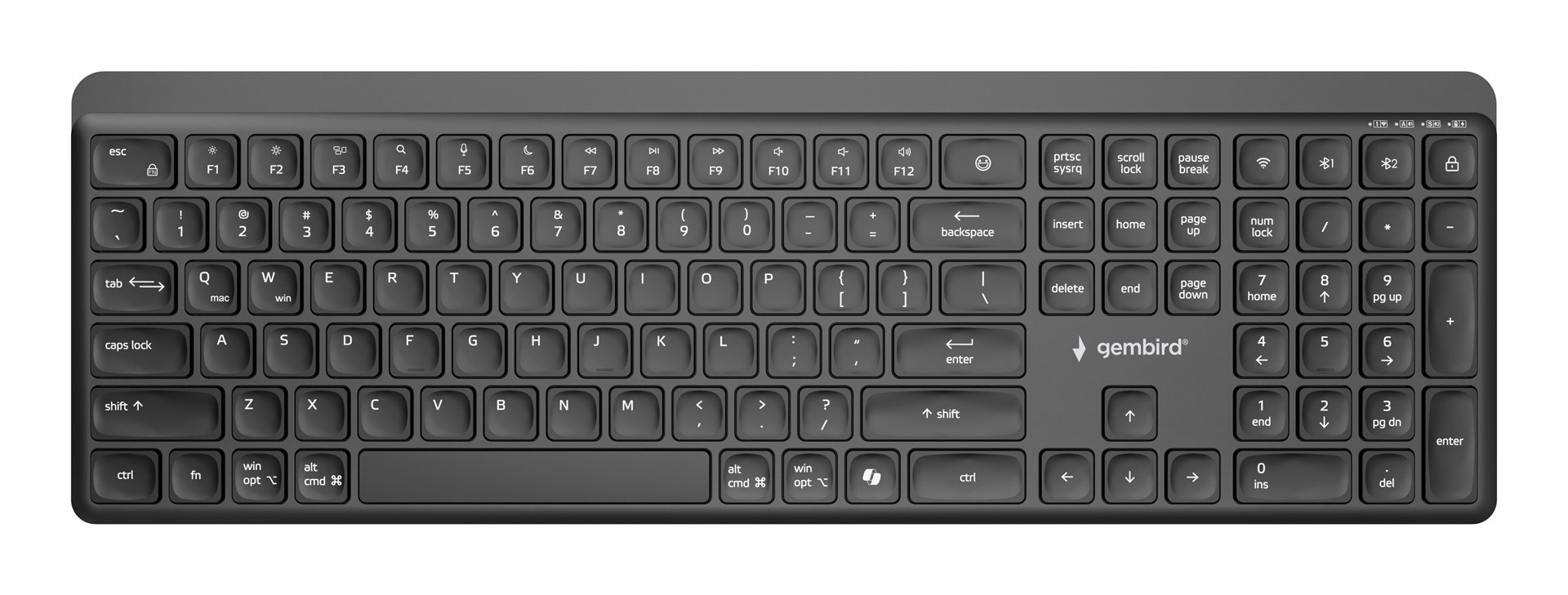 Gembird Dual-mode pro-business slim wireless keyboard