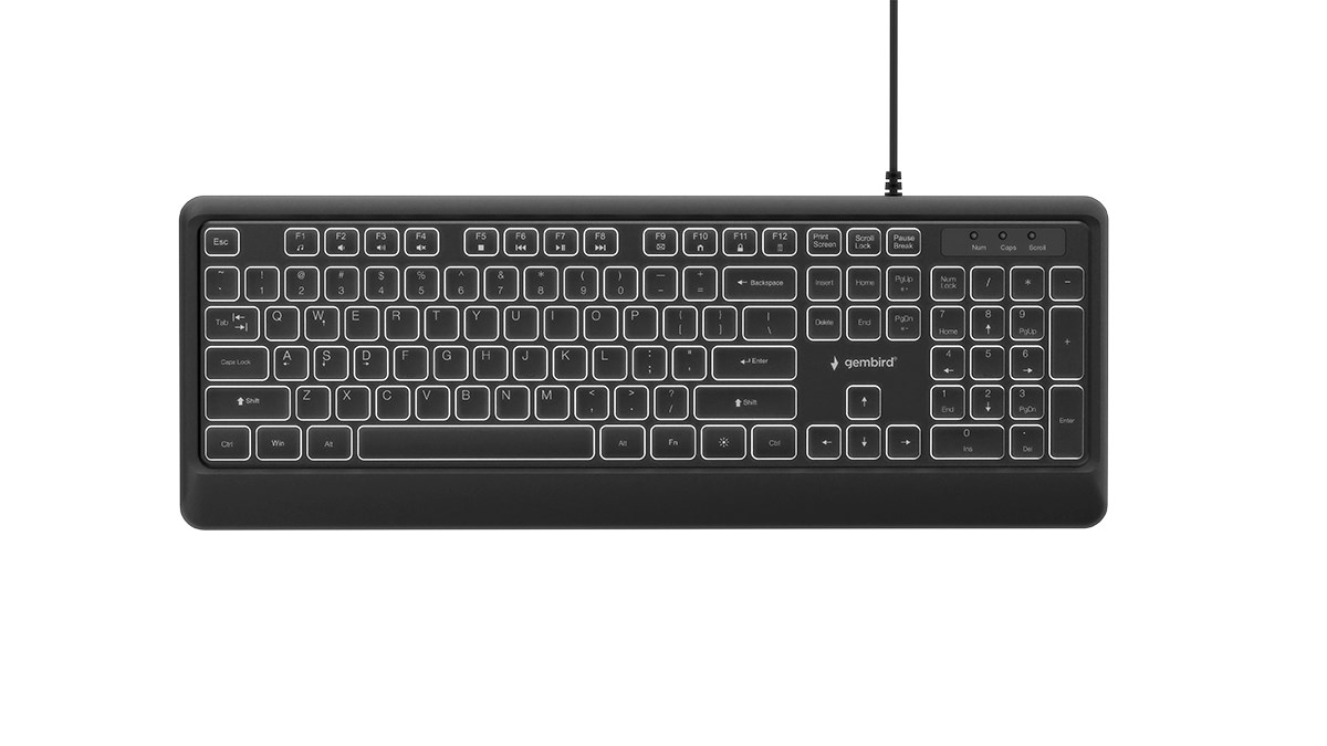 Gembird  KB-UML-04 Slim wired backlight keyboard