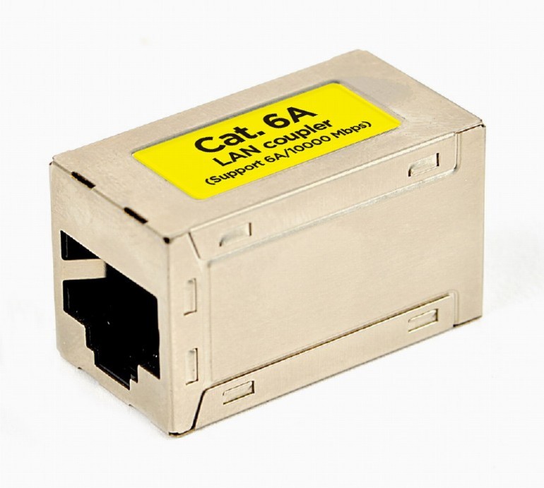Gembird   LAN coupler Cat. 6A white